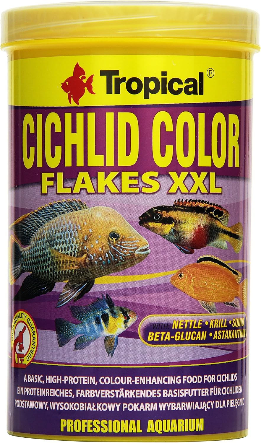 tropical cichlid color flakes