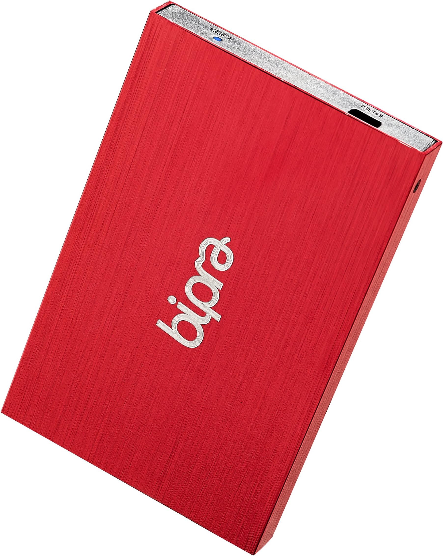 BIPRA320Gb 320 Gb 2.5 Inch External Hard Drive Portable Usb 2.0 - Red - Fat32