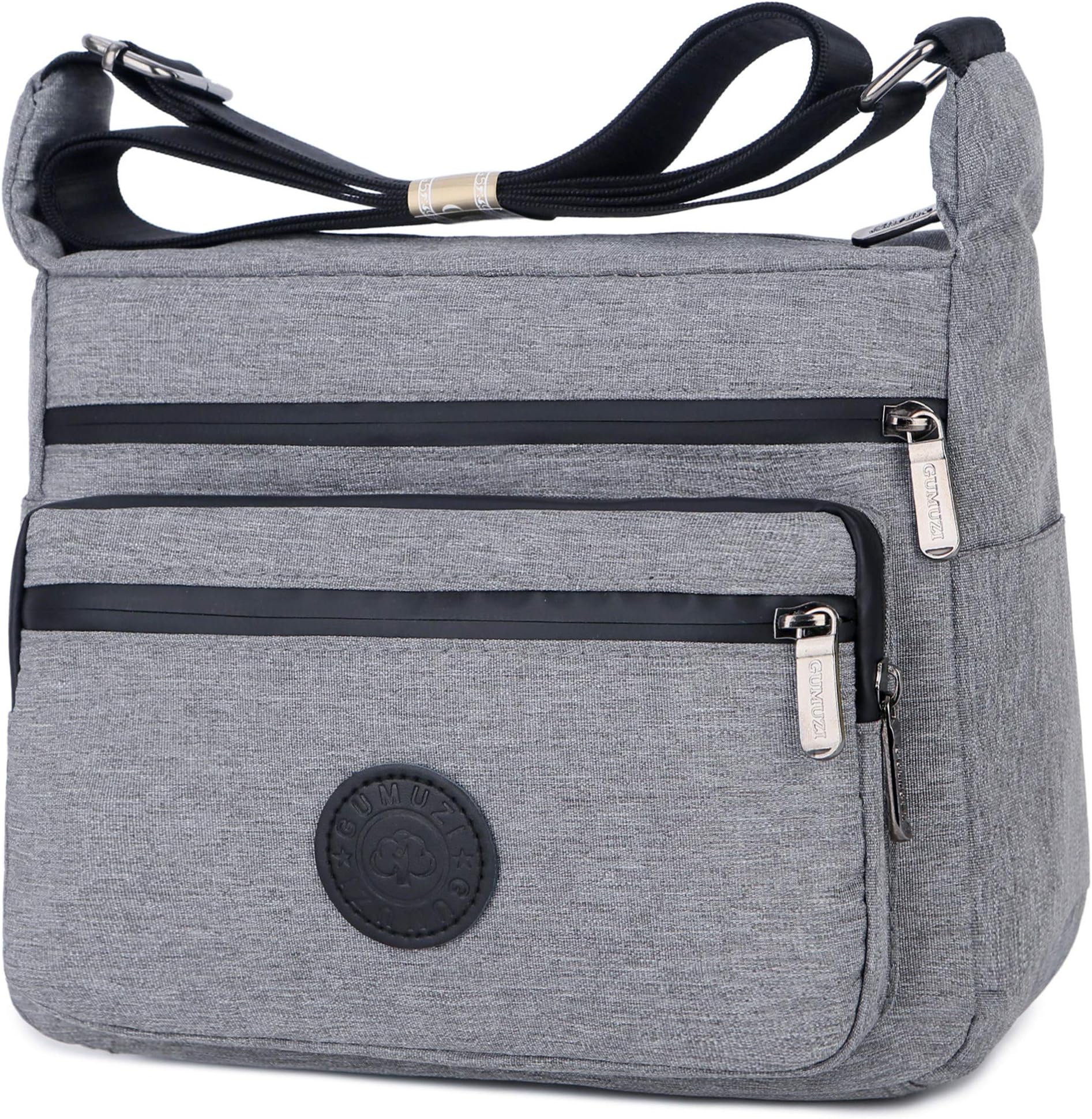 Scioltoo Small Shoulder Purse Lightweight Cross-Body Bag Multi-Pocket Travel Messenger Bag for Men And Women