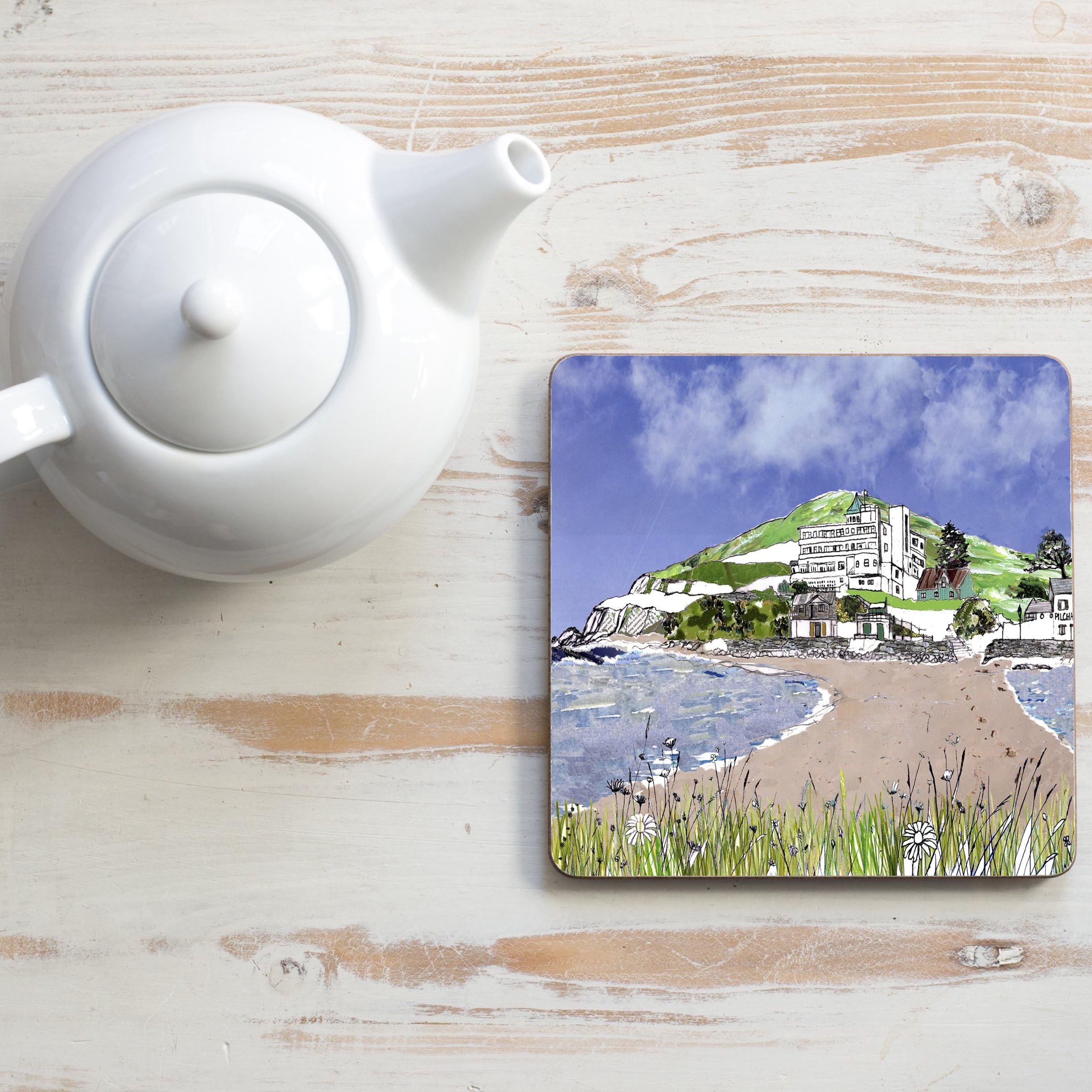 Burgh Island Square Teapot Stand
