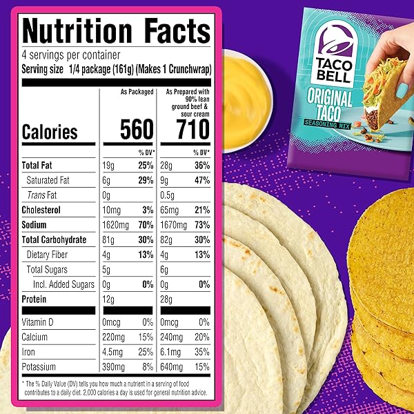 TACO BELL CRUNCHWRAP SUPREME CRAVINGS KIT, 22.6 OZ BOX