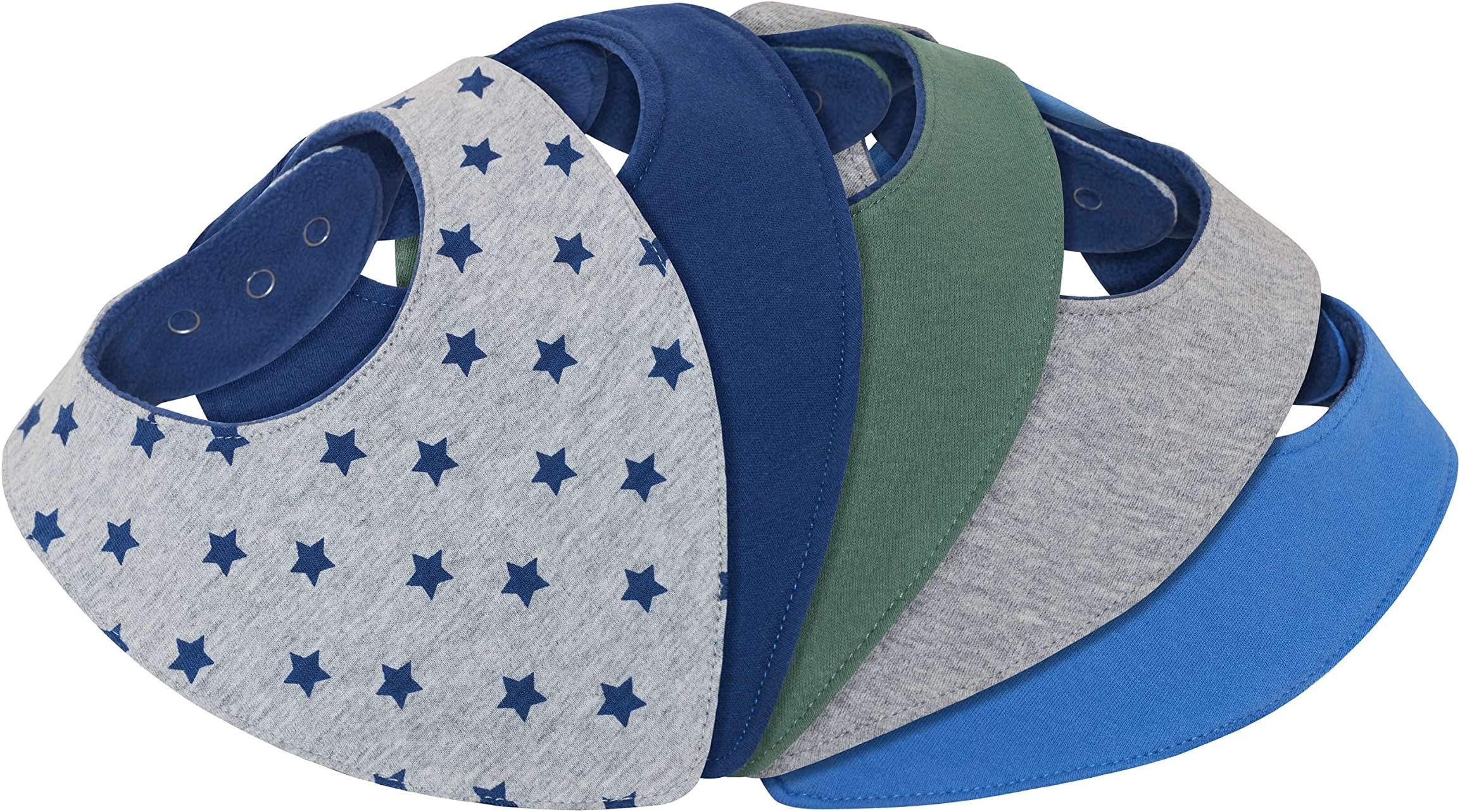 Lilly and Ben® Dribble Baby Bandana Bibs Boy-s - Highly Absorbent and Soft - Cute New Gift-s