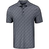 Cutter & Buck Pike Eco Pebble Print Stretch Recycled Mens Polo