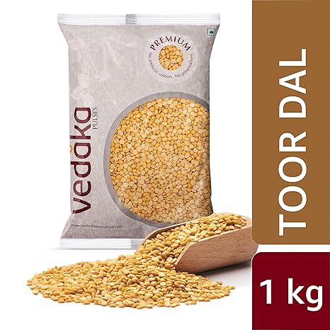 Amazon Brand - Vedaka Premium Toor Dal, 1kg