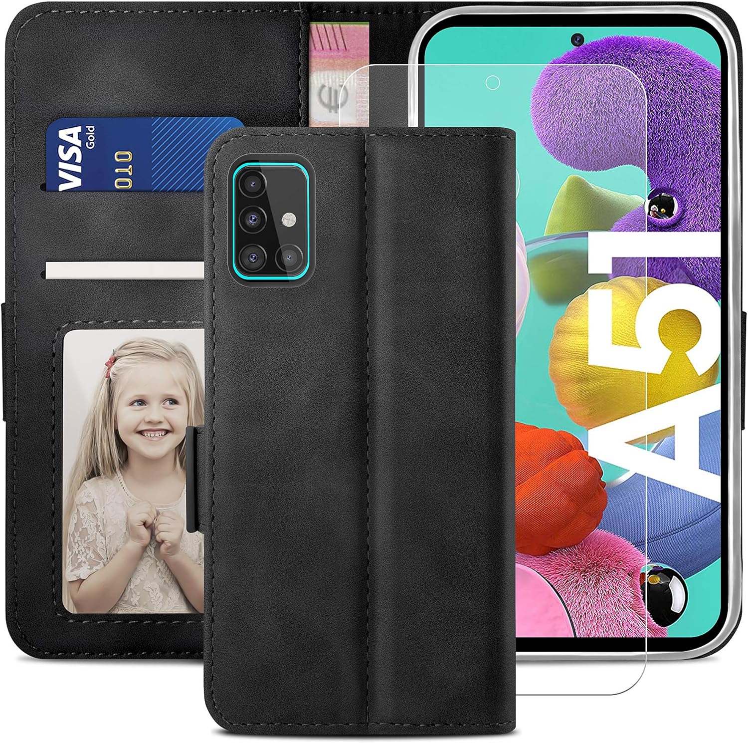 YATWIN Compatible with Samsung Galaxy A51 Case