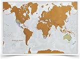 Maps International Scratch The World Travel Map with Europe Scratch view 4