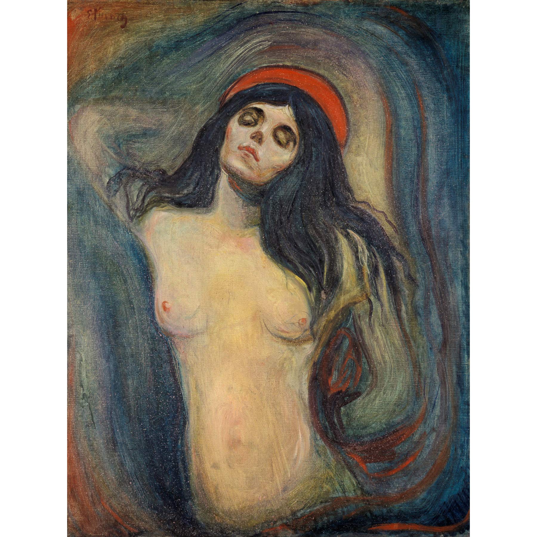 Edvard Munch Madonna Extra Large Wall Art Print Premium Canvas Mural