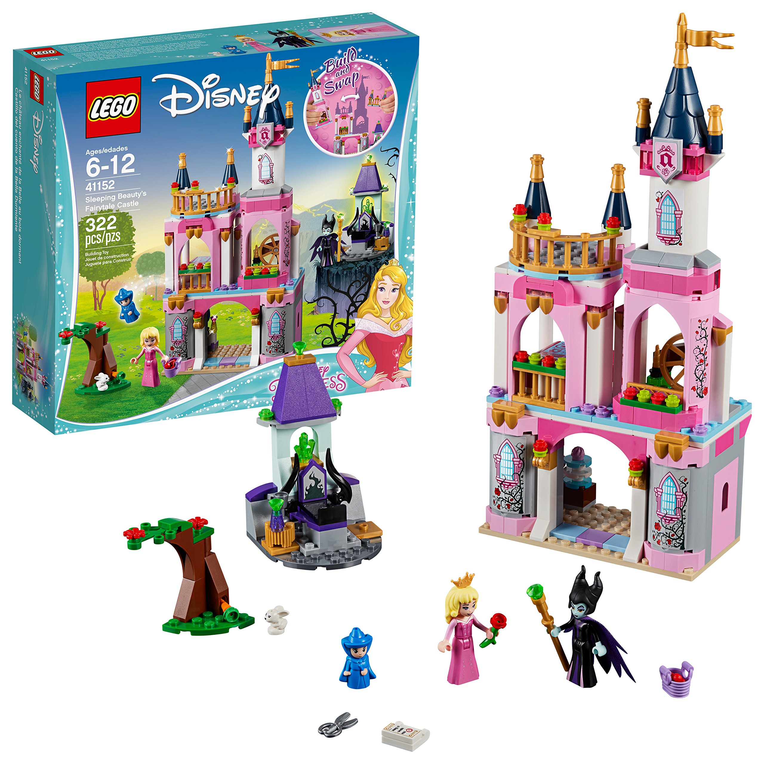 Lego Disney Princess Sleeping Beauty S Fairytale Castle Building Kit 322 Piece Buy Online In Luxembourg At Luxembourg Desertcart Com Productid