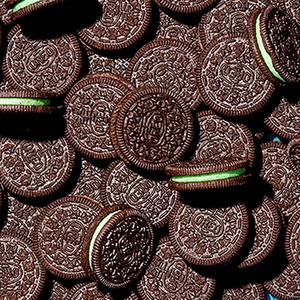 OREO MINT CREME CHOCOLATE SANDWICH COOKIES, PARTY SIZE, 24.95 OZ