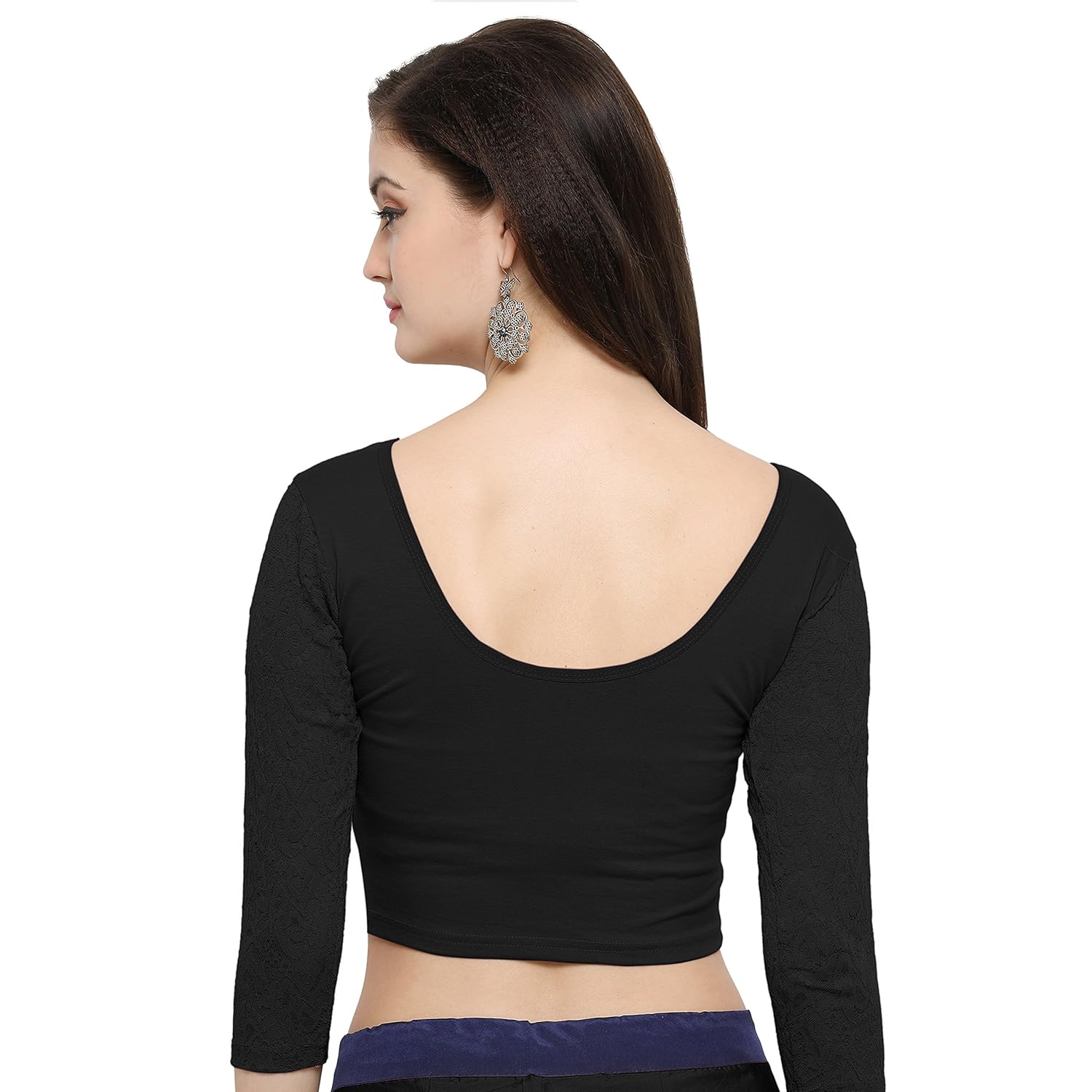 janasya women's long cholis saree blouse