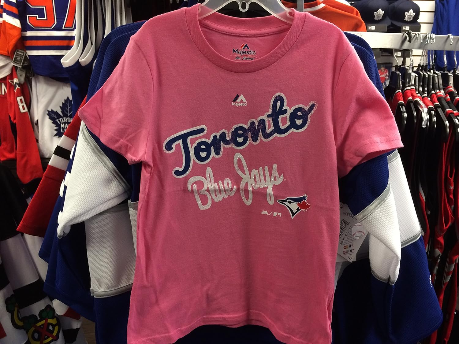 pink blue jays shirts