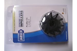 Jabsco 31130-0061-P Impeller, Neoprene, 10 Blades 2-19/32 Inch Diameter, 2-11/16 Inch Width, 5/8 Inch Shaft, Brass Insert