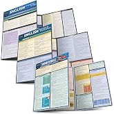 Writing, Grammar, Punctuation, English Series: of 3 QuickStudy Laminated Reference Guides