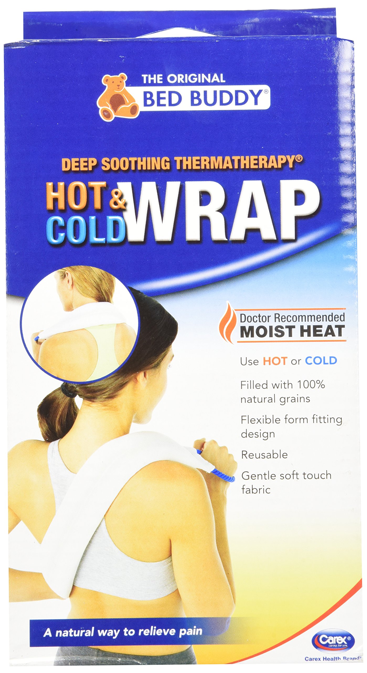 Bed Buddy Neck Warmer Microwave Heating Pad, Heated Neck Wrap Heating