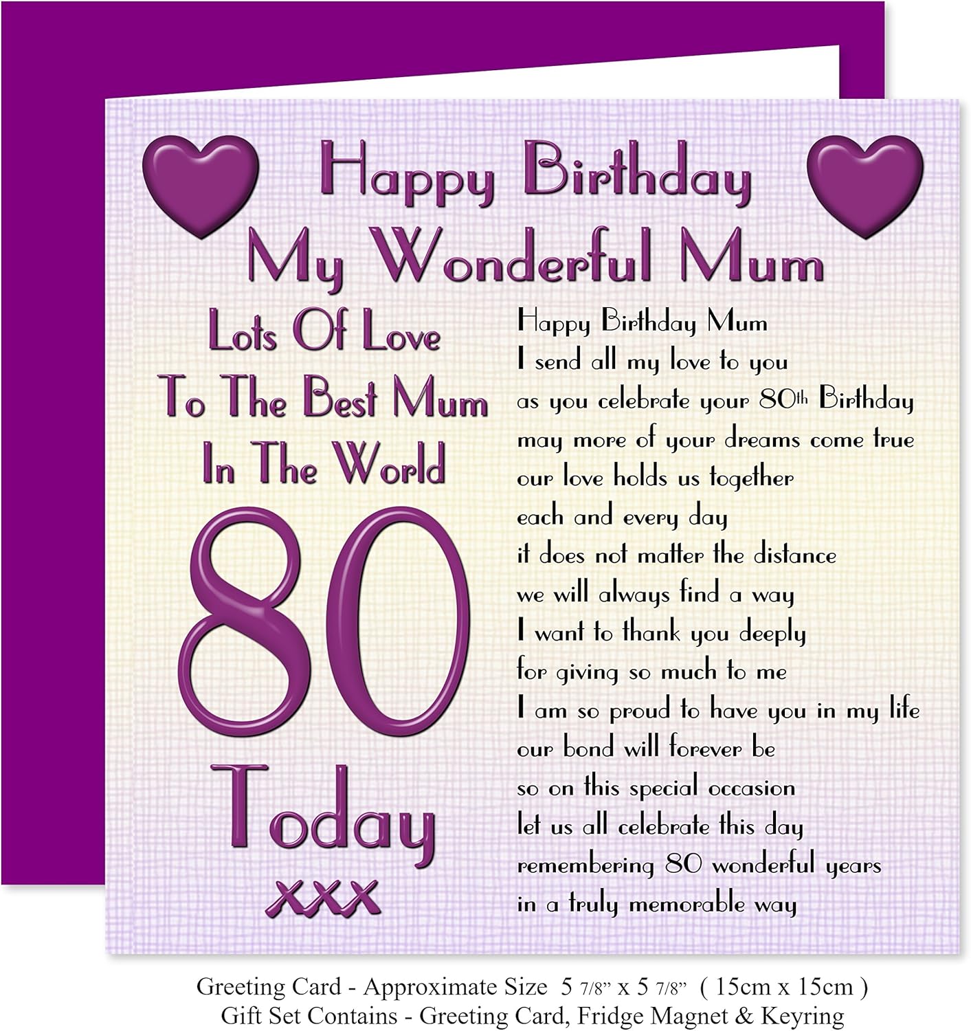 80th birthday present for mum