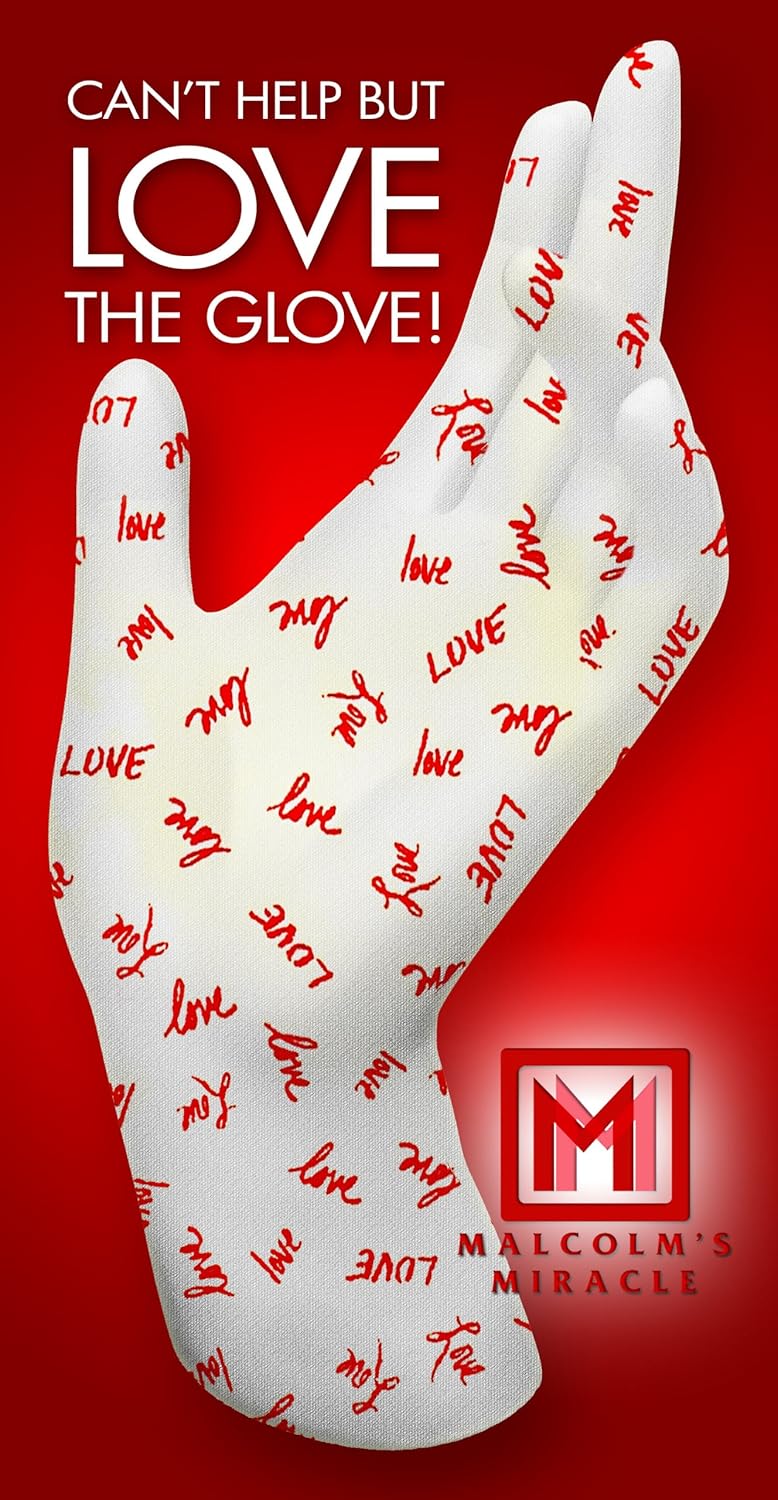 Malcolm's Miracle LOVE Moisturizing Gloves (Small) - GUARANTEED for TWO YEARS - Made in the USA (Small) : Beauty