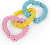 Petface Little Petface Rope Hearts Puppy Toy view 2