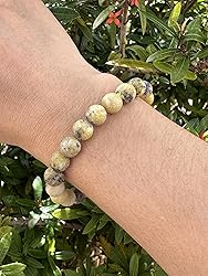 Yellow Turquoise Crystal Bead Bracelet