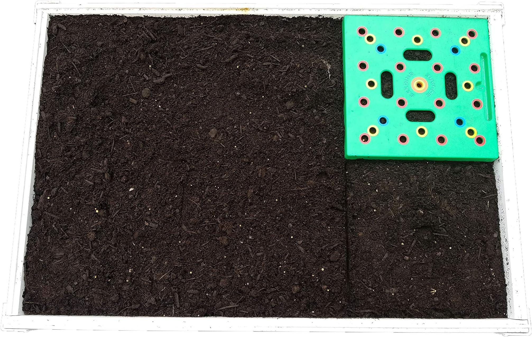 2 x 3 Square Foot Design, Stack-able, White, Vinyl, Raised Garden Bed