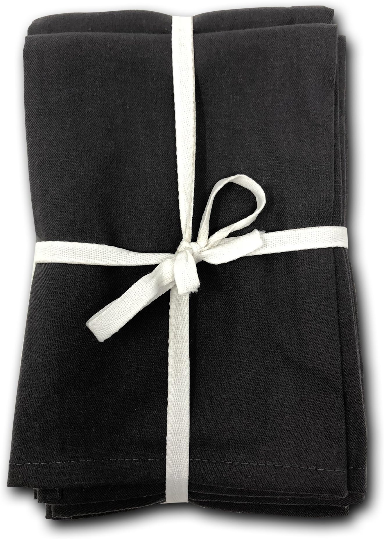 MoLi Cloth Napkins Egyptian Cotton Dinner Linen Set of 12 Pack Lunch Reusable Fabric Napkin Table Linens Servilletas de Tela Restaurant Tabel Linnen Bulk Sets Eco (Gray F)