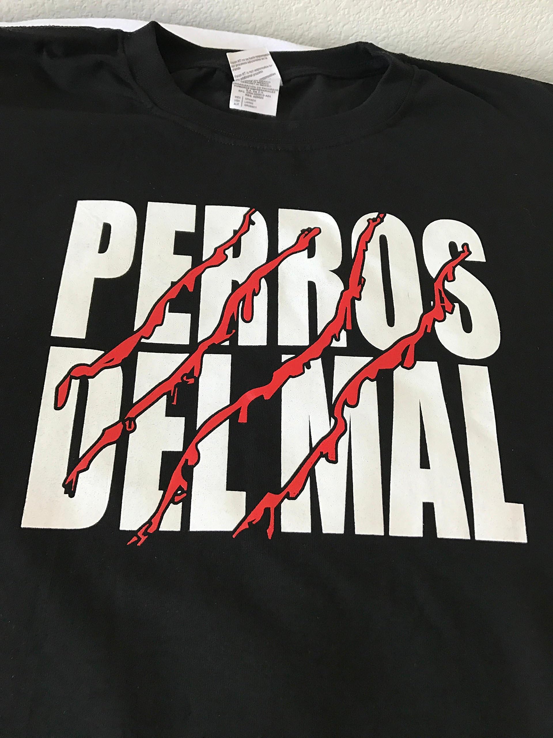 Perros Del Mal Pentagon JR T SHIRT SZ L LUCHA Libre Mil Sin Cara