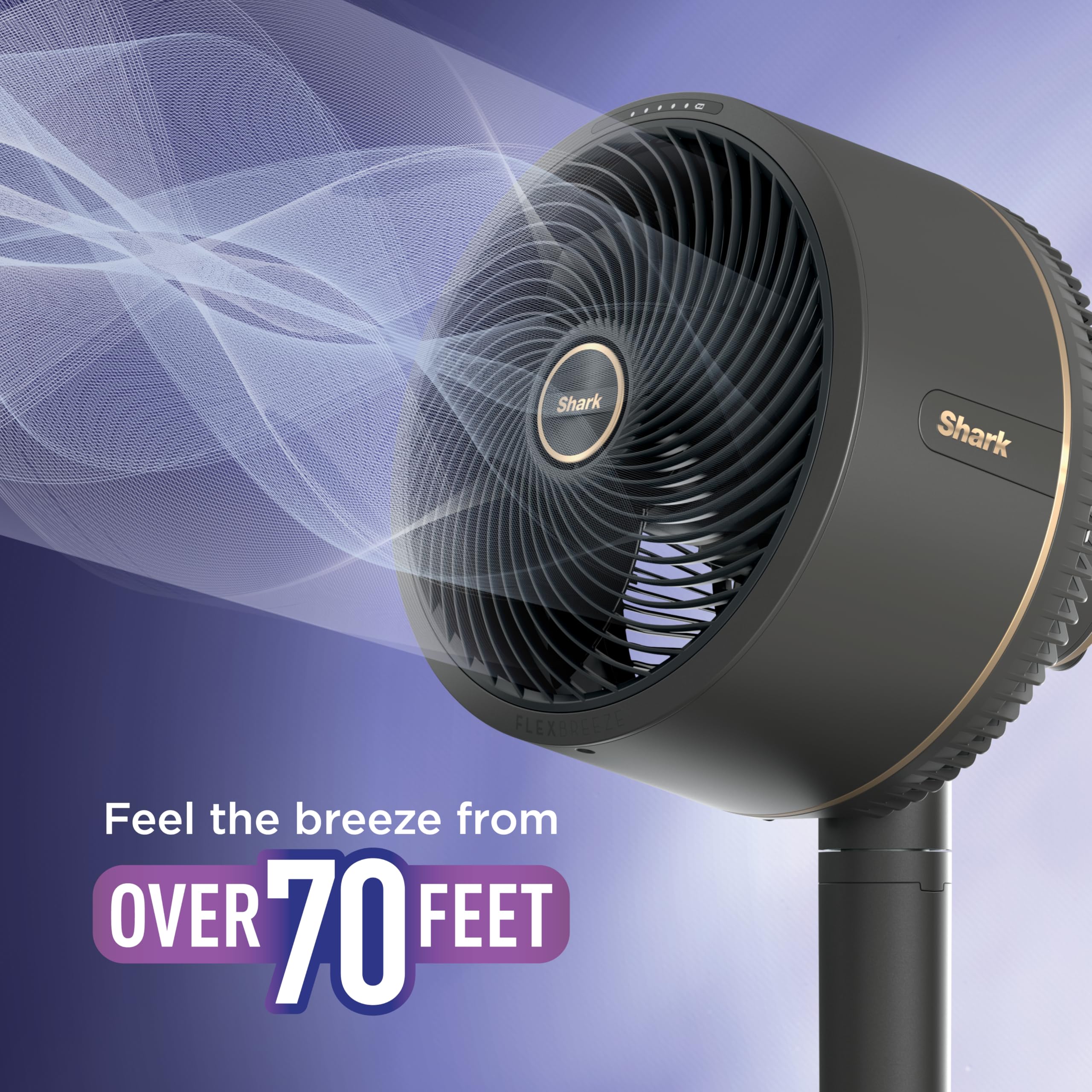 Shark FlexBreeze Fan - Indoor & outdoor oscillating fan, pedestal & tabletop, corded & cordless portable fan with outdoor InstaCool misting attachment - FA222
