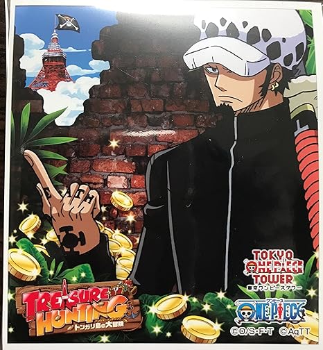 Amazon One Piece ワンピース 東京ワンピースタワー プリントシール 17トレジャーハンティングver トラファルガー ロー アニメ 萌えグッズ 通販