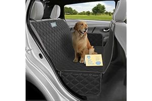 PITPET 100% Waterproof Car Seat Cover for Dogs - Durable Scratch Resistant Dog Seat Cover - 600D Heavy Duty Hammock Back Seat Cover for Dogs – Universal Fit Nonslip Dog Car Seat Covers for Cars Trucks & SUV