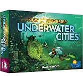 Rio Grande Games Underwater Cities New Discoveries Board Game Expansion | Strategic 1-4 Player Game for Ages 14+, Featuring Modules, New Assistant Cards, and 3D Metropolises to Enhance Gameplay