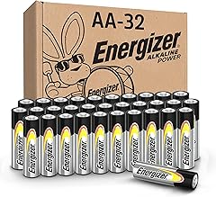 Energizer AA Batteries Alkaline Power, 32 Count Alkaline Double A Battery Pack