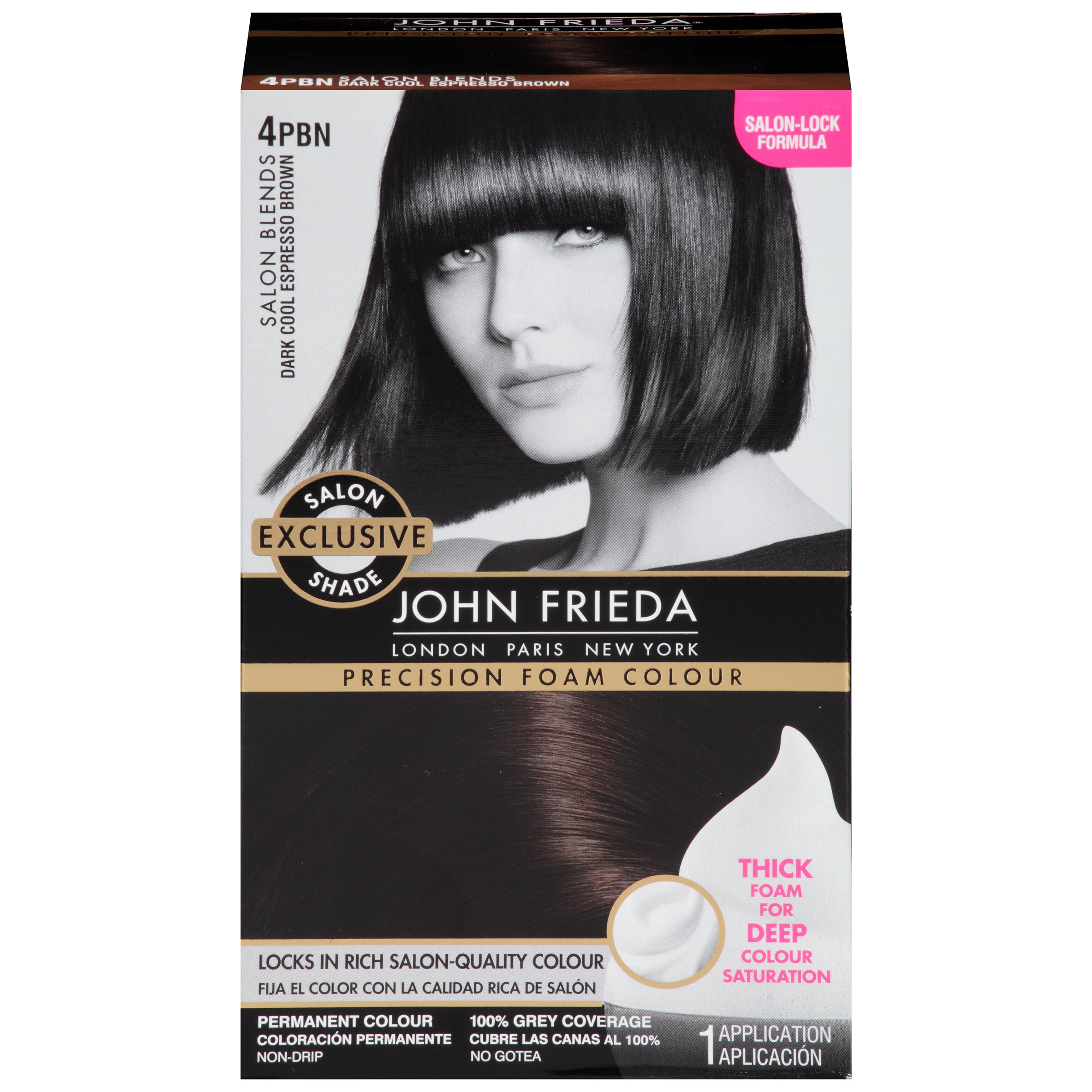 Amazon com John  Frieda  Precision Foam Colour  Deep Brown  