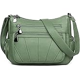 Crossbody Purse for Women Ladies Soft PU Leather Shoulder Bag Medium Roomy Handbag Fashion Tote Top Handle Satchel
