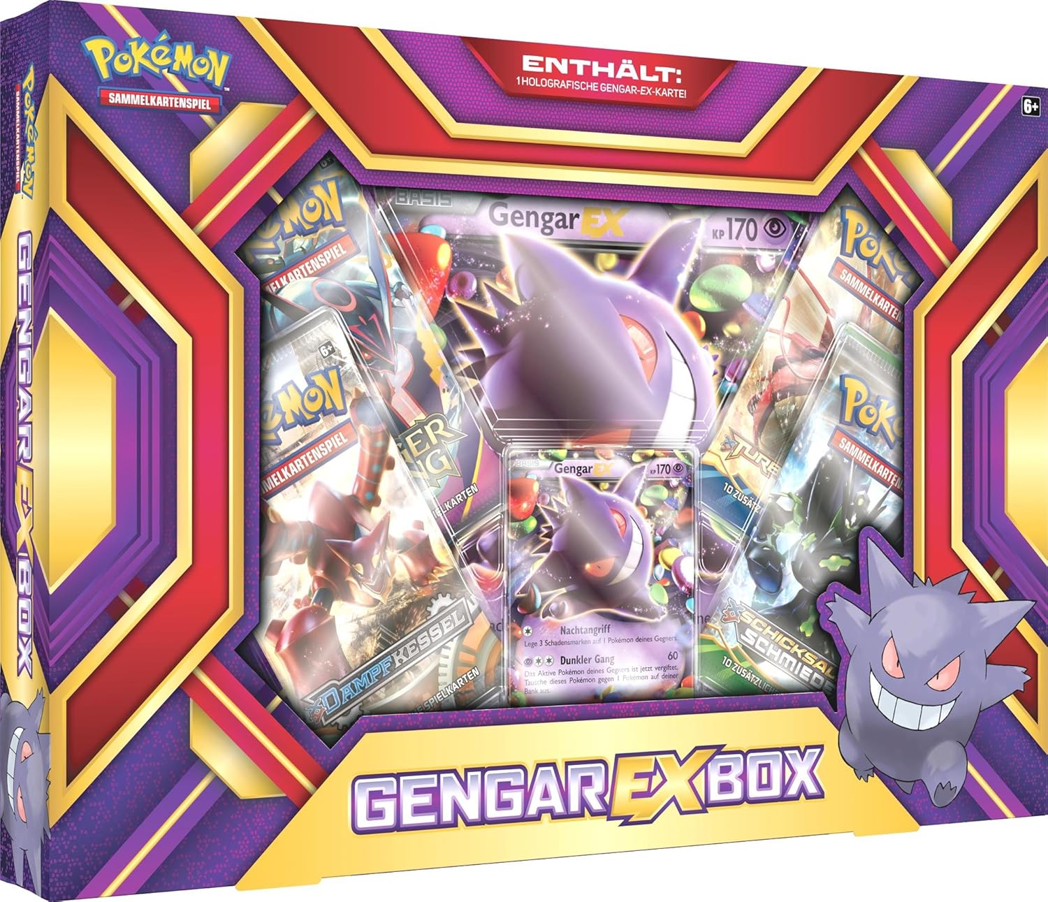 PoKéMoN 25941 – Gengar de Ex Caja de Cartas coleccionables: Amazon.es: Juguetes y juegos