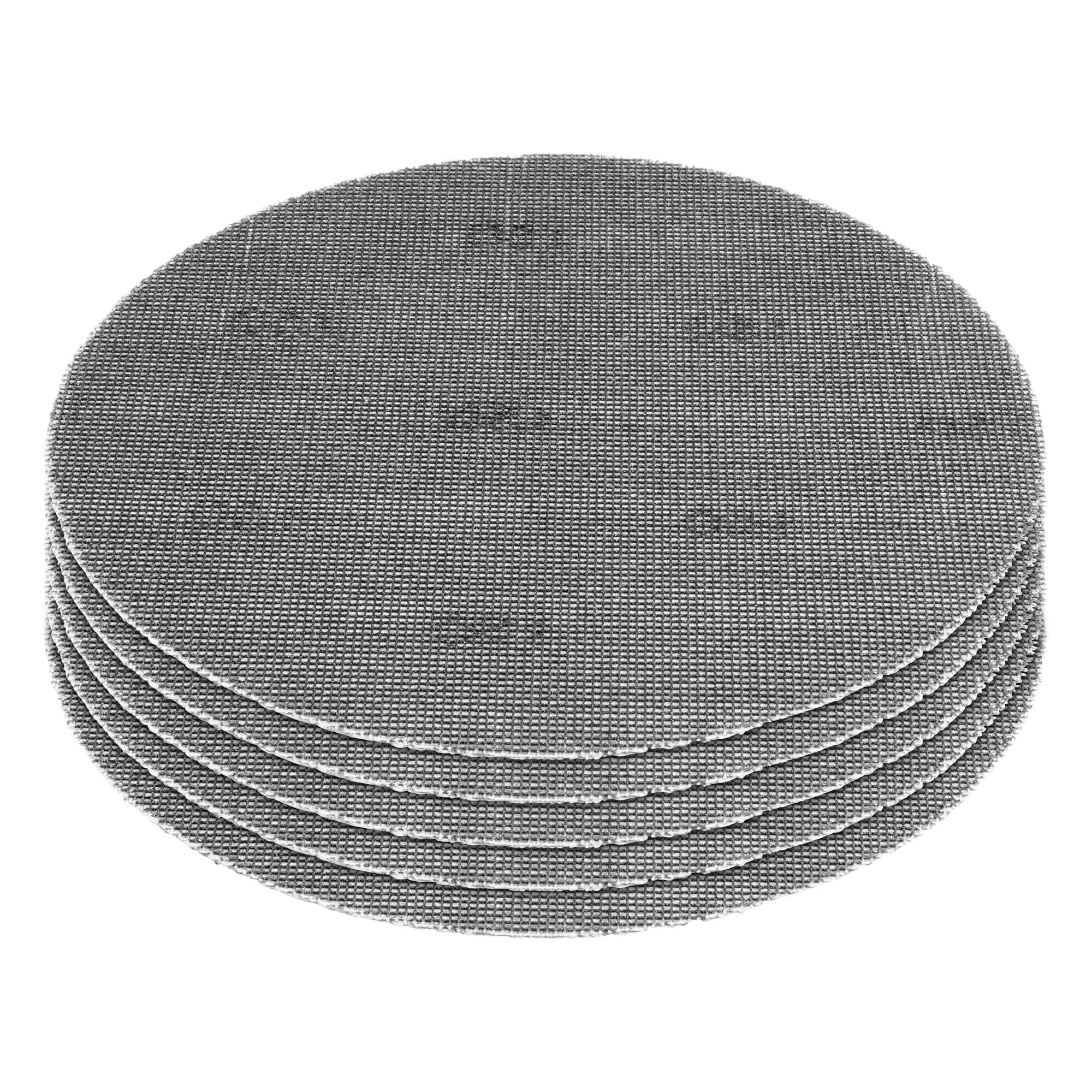 Trend Mesh 150mm Random Orbit 150 Grit Abrasive Sanding Discs, AB/150/150M, Pack of 5 — image 1