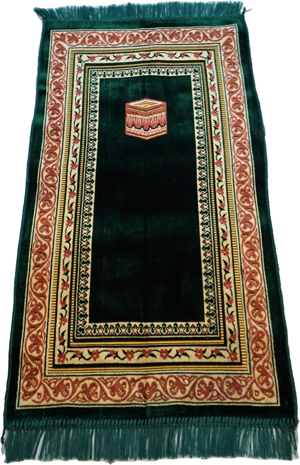 Traditonal Style Turkish Prayer Mat Cosy Thick Material 113 x 52cm (Green) Amazon.co.uk