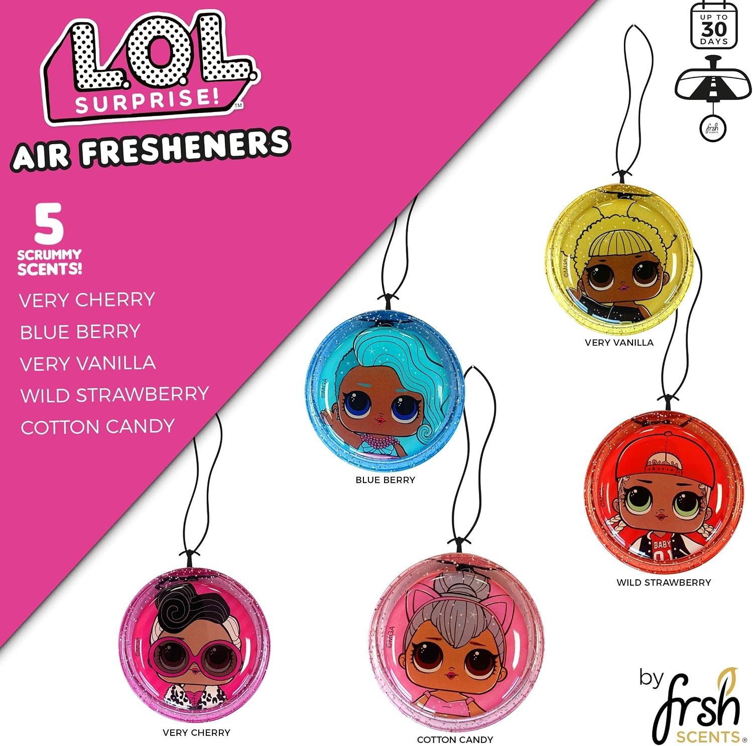 L.O.L. Surprise! 3D Disc MC Swag, Air Freshener, Very Vanilla - Image 4