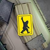 Bigfoot Peace Sign PVC Rubber Velcro Patch &ndash; Hook Backed by NEO Tactical