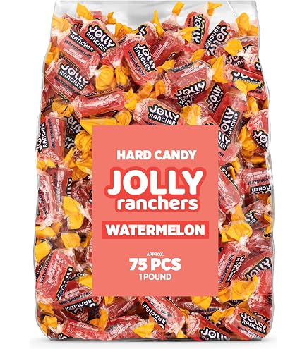 Jolly Rancher Original Flavors Fruit Chews - 1/2 Pound Bulk Candy Bag, Assorted Flavors