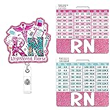 Registered Nurse Badge Reel Retractable - RN Badge