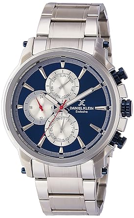 Chronograph Blue Dial Mens Watch-CA0640-86L
