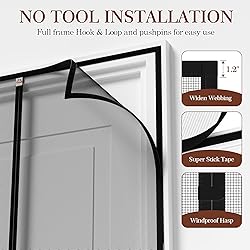 Yotache Magnet Screen Door Fits Door Size 38 x