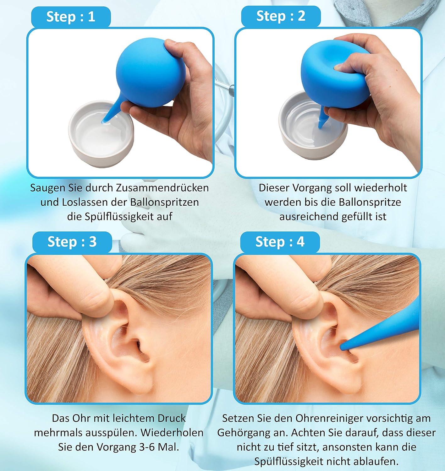 Ear Cleaner by Urban Medical ® [2021] | 200 ml | Ear Syringe | Earwax ...
