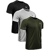 NELEUS Men's Dry Fit Mesh Athletic Shirts
