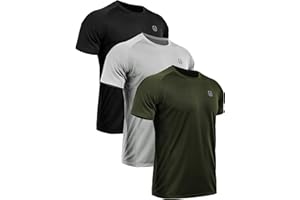 NELEUS Men's Dry Fit Mesh Athletic Shirts