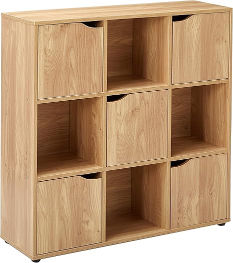 Home Basics Natural Cube Shelves Wood 