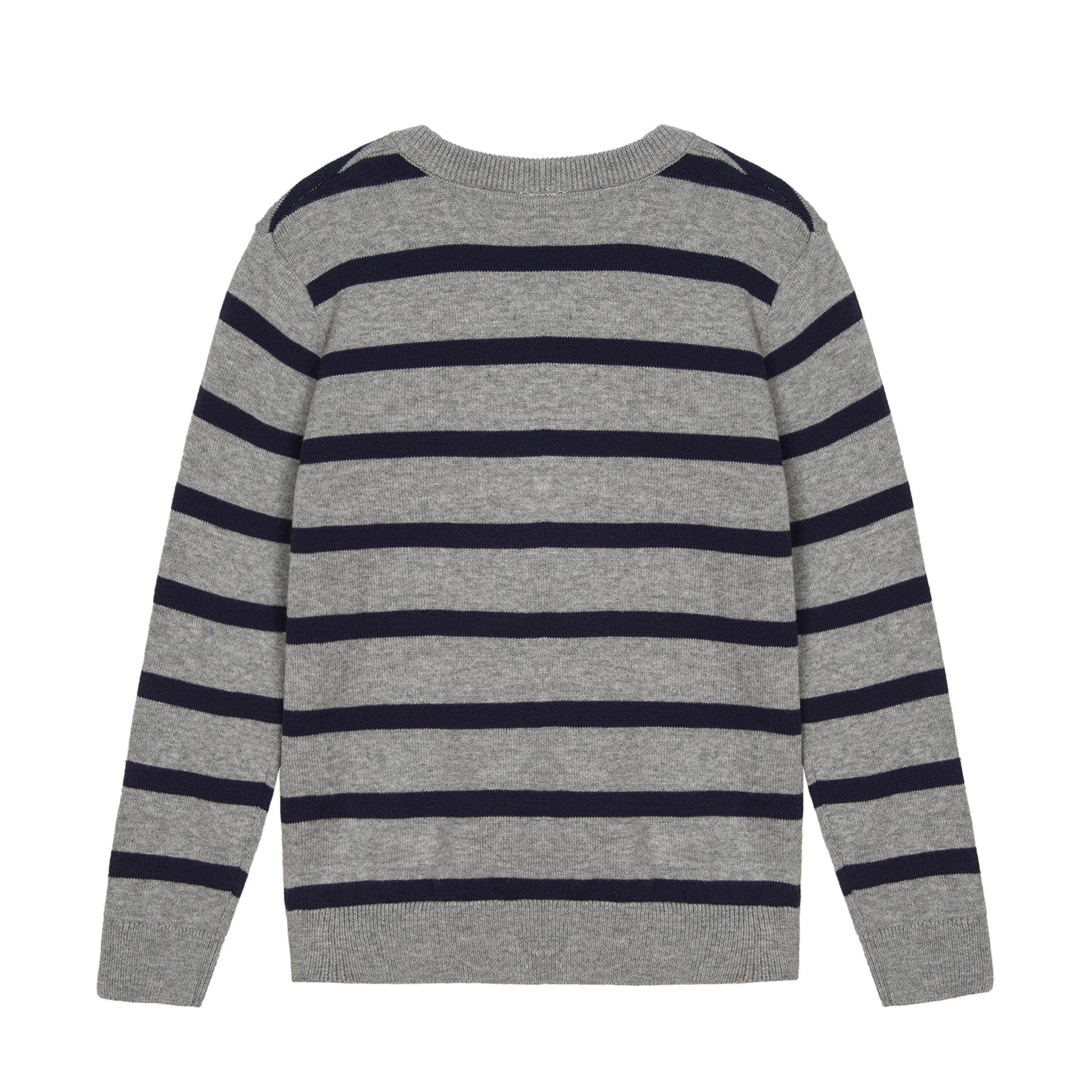 Benito & Benita Pullover Sweater School Boys V-Neck Uniforms With Stripes 3-12Y