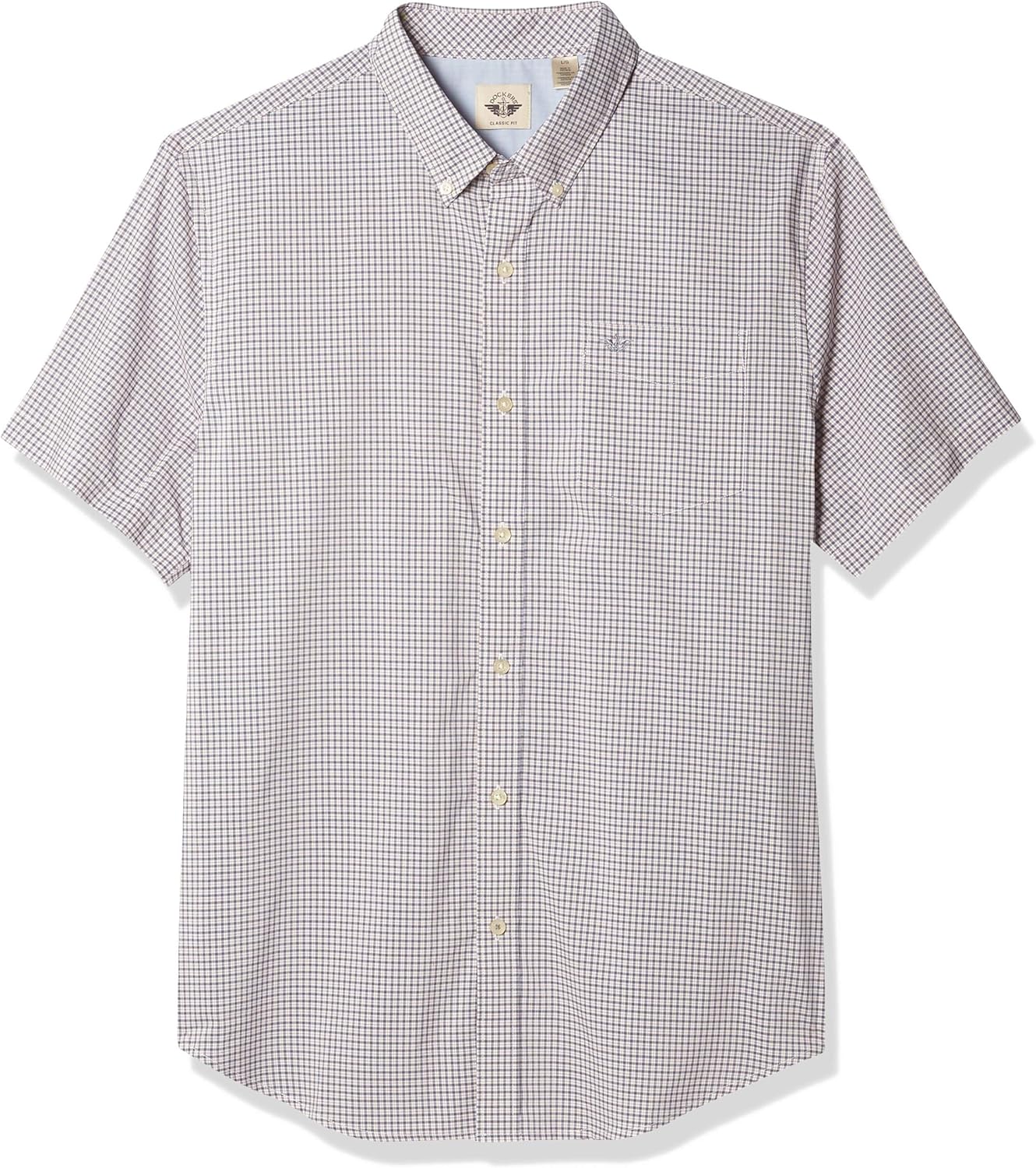 Dockers men's short sleeve button down comfort flex shirt Outlet