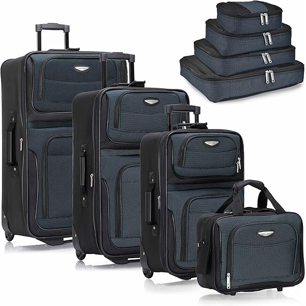 Amazon.com | Rockland Journey Softside Upright Luggage Set