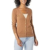 Amazon Essentials Women's Lightweight V-Neck Cardigan Sweater (Available in Plus Size)