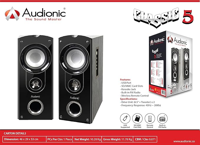 audionic karaoke speakers